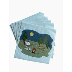 PEANUTS papírszalvéta, tábortűz