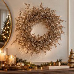 FLORISTA koszorú 60 cm , arany