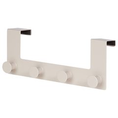 BASIC ajtóakasztó 4 kampó bézs