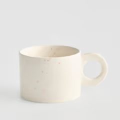 HOME & YOU bögre terrazzo mintával 280 ml, rózsaszín