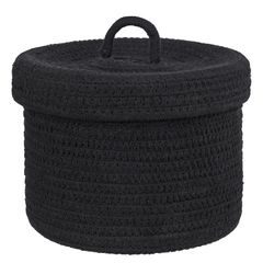 SET UP kosár fedéllel Ø 20 cm, fekete