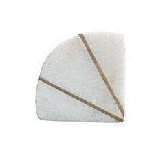 OPEN márvány bútorgomb sárgaréz csíkokkal