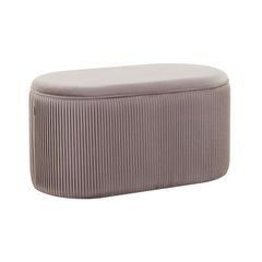 SHEHERAZADE ovális bársony ülőke tárolórésszel bézs