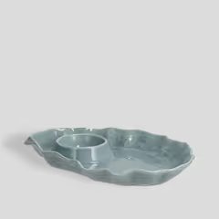 HOME & YOU snack tál, kagyló 31x21cm