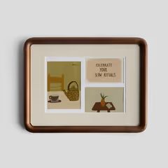 HOME & YOU képkeret, barna 33,5x43,5cm