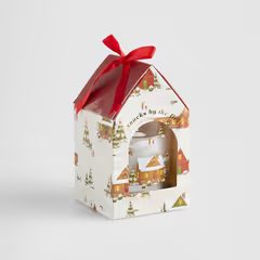 HOME & YOU szójaviasz illatgyertya díszdobozban, "Snacks by the fire"