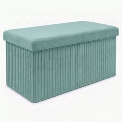 MALAGA összehajtható tárolós puff 76 cm ,menta