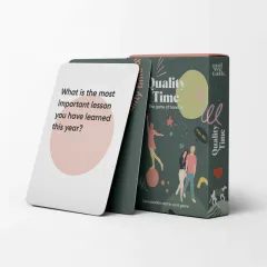 AND WE TALK Quality time, angol nyelvű kártya