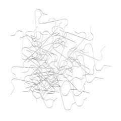 HANG ON kampó karácsonyfadíszhez 50db, ezüst