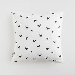HOME & YOU párnahuzat, szívek 45x45 cm