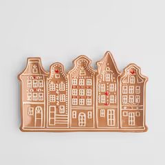 HOME & YOU kerámia tálaló mézeskalács házak 21, 5 cm