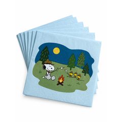 PEANUTS papírszalvéta, tábortűz