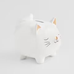 HOME & YOU persely fehér 13 cm , cica