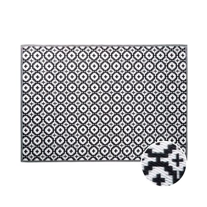 COLOUR CLASH kültéri szőnyeg, fekete-fehér mozaik 200 x 150cm - Kültéri  szőnyegek - Butlers.hu