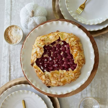 Joghurtos-málnás galette