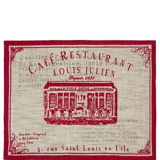 BRASSERIE ALÁTÉT LOUIS JULIEN 35X45CM