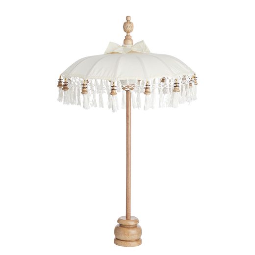 MACRAMÉ ASZTALDÍSZ MINI NAPERNYŐ 85CM