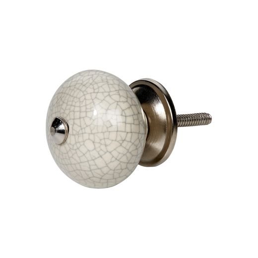 OPEN KERÁMIA BÚTORGOMB FEHÉR MÁRVÁNYOS, Ø 5 CM