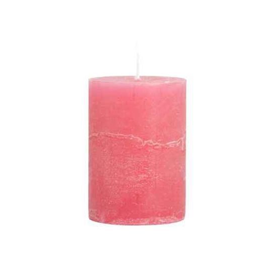 RUSTIC GYERTYA 7X10CM PINK 43ÓRA