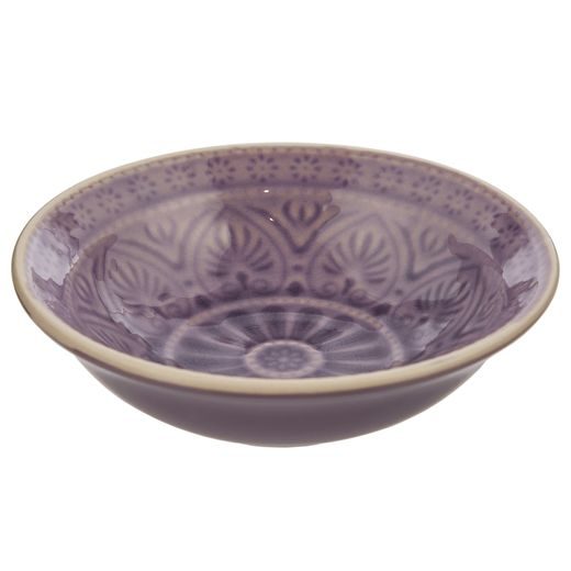 SUMATRA TÁL Ø 14 CM, SÖTÉTLILA