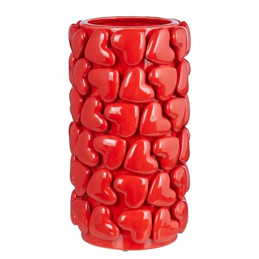 HEARTS KERÁMIA VÁZA, 30 CM