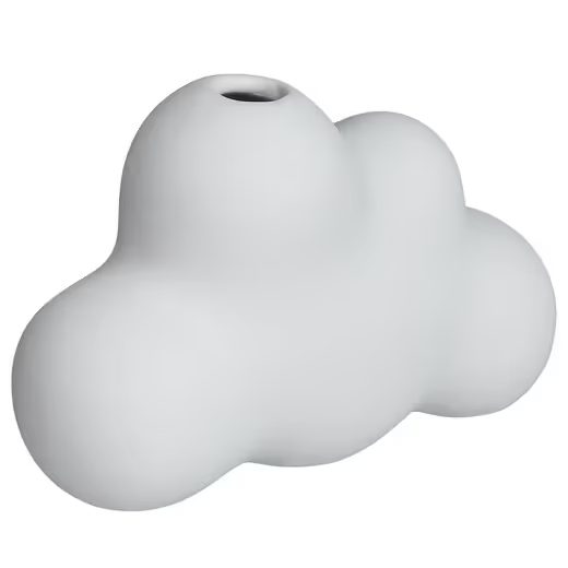 CLOUDY VÁZA 10 CM, FEHÉR