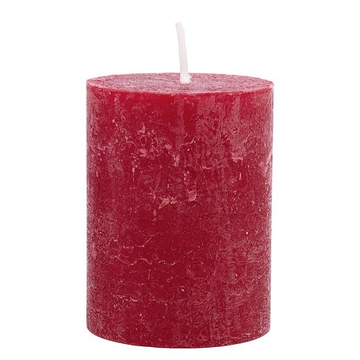 RUSTIC GYERTYA PIROS 9CM