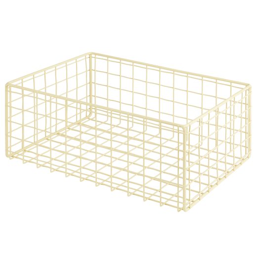 DEPOSIT FÉM KOSÁR 20X30CM SÁRGA