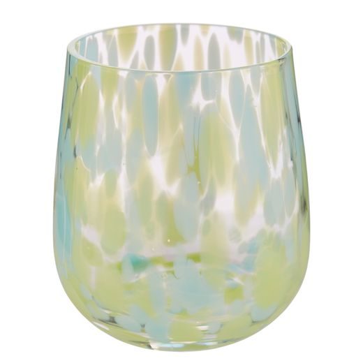 CONFETTI POHÁR, KÉK-ZÖLD 450ML