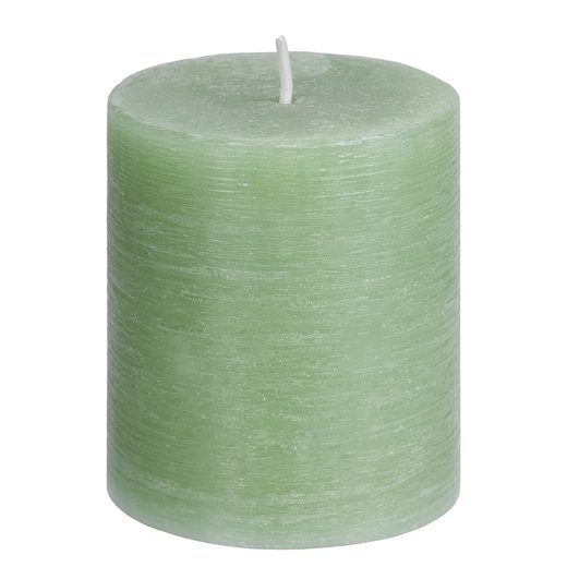 RUSTIC GYERTYA 8 CM, ZSÁLYAZÖLD