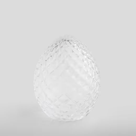 HOME & YOU ÜVEG DEKORTOJÁS, 14 CM