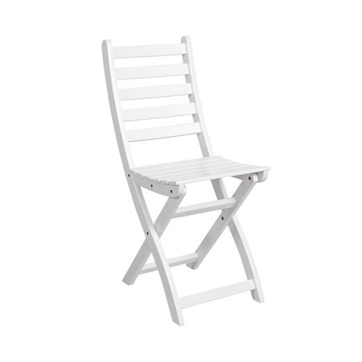 LODGE ÖSSZECSUKHATÓ SZÉK  2 DB, FEHÉR