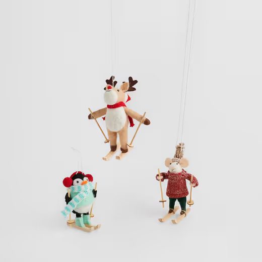 HOME & YOU GYAPJÚ KARÁCSONYFADÍSZ, PINGVIN SÍLÉCCEL