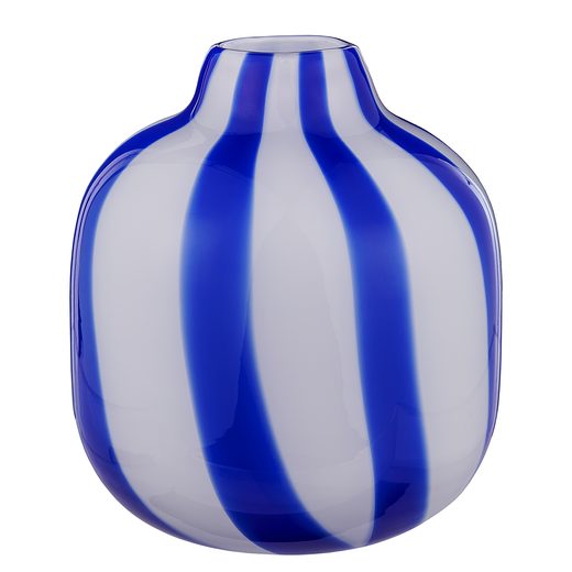 SOLERO ÜVEG VÁZA, KÉK 26 CM