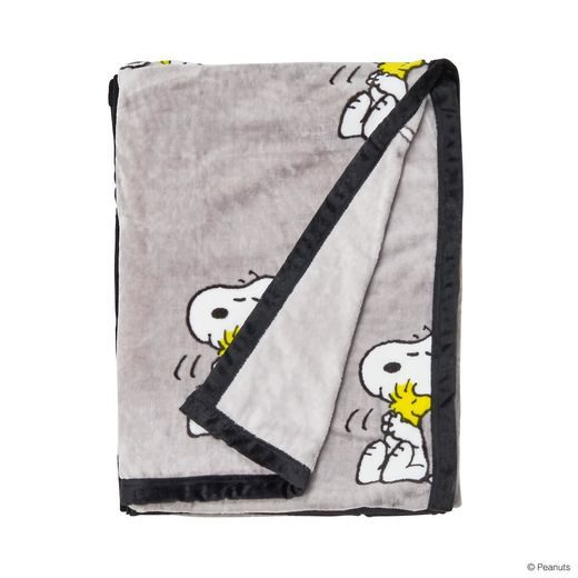 DECKE FLANELL SNOOPY & WOODSTOCK