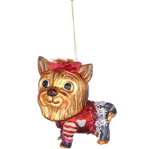 HANG ON DÍSZ YORKSHIRE TERRIER 12CM