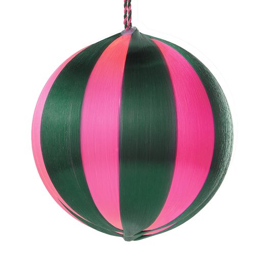 HANG ON KARÁCSONYFADÍSZ Ø8CM, ZÖLD/PINK