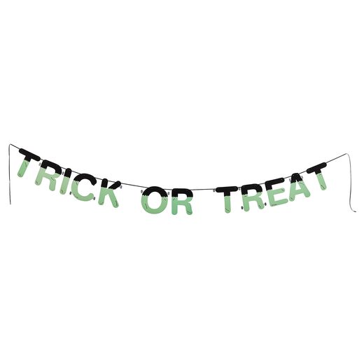 HALLOWEEN PAPÍR GIRLAND 250 CM , TRICK OR TREAT