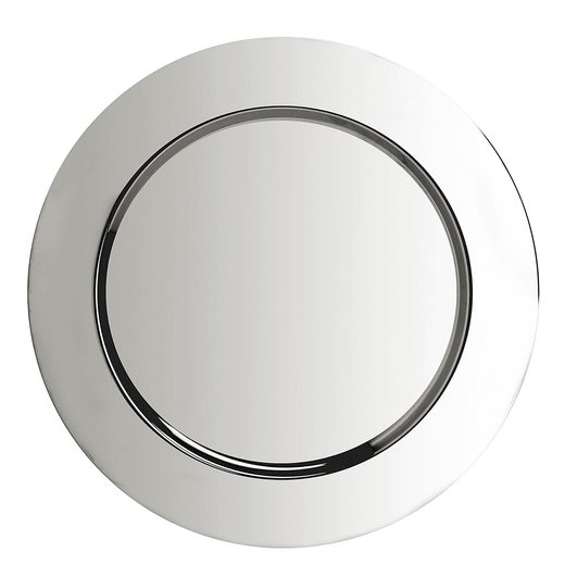 PIATTO ROZSDAMENTES ACÉL DEKOR TÁL, EZÜST  35CM