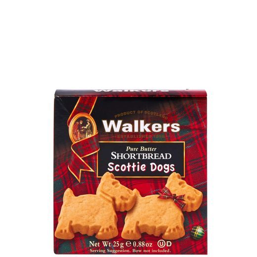 WALKERS VAJAS KEKSZ, SCOTTIE DOGS 25G