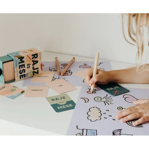 RAJZ ÉS MESE KÁRTYA