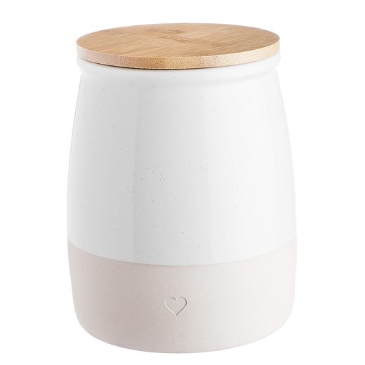 ME TIME KERÁMIA TÁROLÓDOBOZ, FEHÉR 1200ML