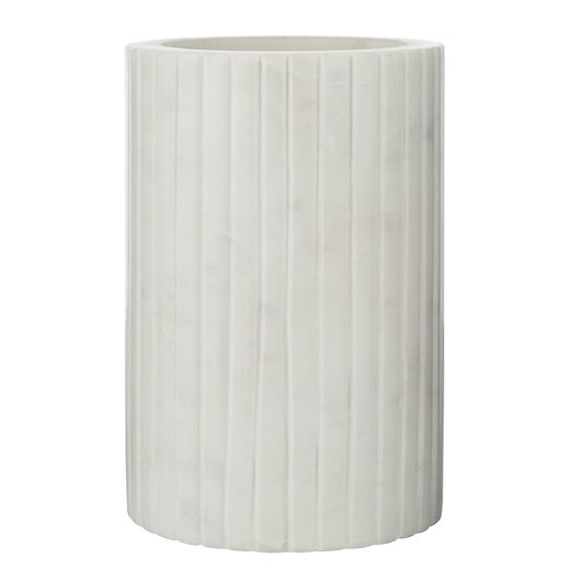 MARBLE MÁRVÁNY BORHŰTŐ 24 CM, FEHÉR