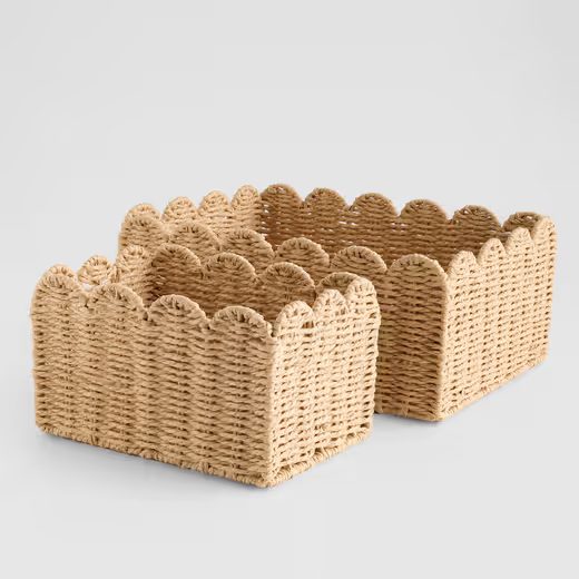 HOME & YOU KOSÁR 27X35CM VILÁGOS , BARNA