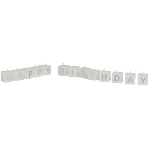 LOVE LETTERS GYERTYA HAPPYBIRTHDAY
