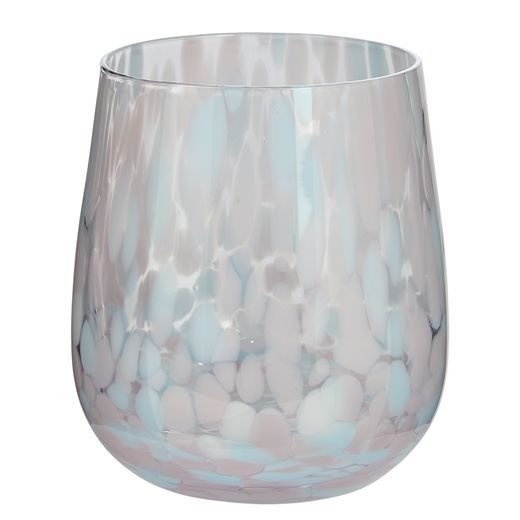 CONFETTI POHÁR, RÓZSASZÍN-KÉK 450ML