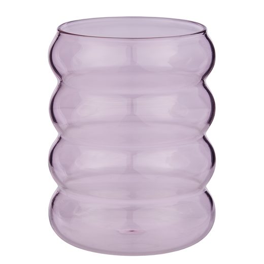 HOOP ÜVEG POHÁR 350 ML, RÓZSASZÍN