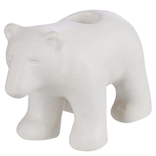 NORTHERN LIGHTS KERÁMIA GYERTYATARTÓ, JEGESMEDVE