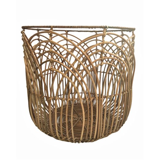 BOTANICAL RATTAN KOSÁR NAGY 35X36CM