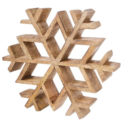 SNOWFLAKE MANGÓFA DEKORÁCIÓ, 20 CM